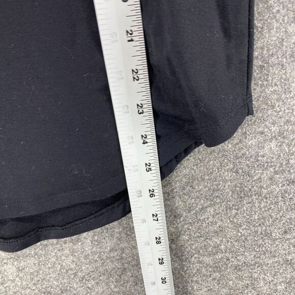 Wound Up Top Women L Large Black Elephant Print Long Sleeve Round Neck Rayon - Picture 7 of 8